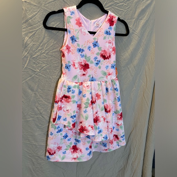wonder nation - Pink Floral Dress - Big Girls Sz 10 - Picture 1 of 6